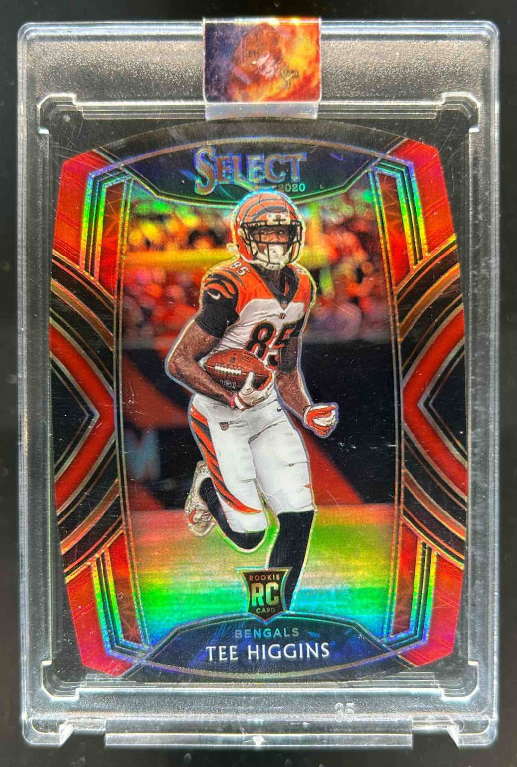 2020 Select Tee Higgins RC Red Prizm Die Cut Rookie Club #260 Bengals