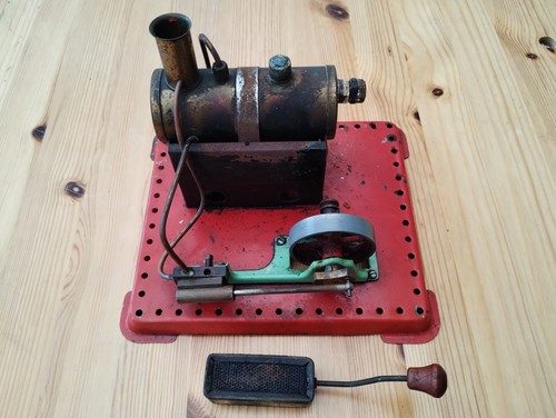 Vintage Mamod Steam Engine With Burner.