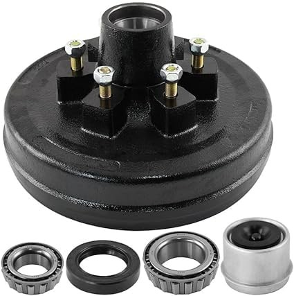 12 x 2 Trailer Brake Hub Drum 6 on 5.5 for 5200-6000 lbs. Axle