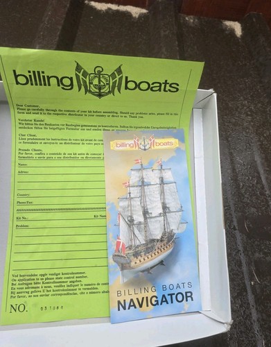 BILLING BOATS HMS BOUNTY Nr. 492 Wooden Model Boat Kit BOXED - Picture 6 of 18