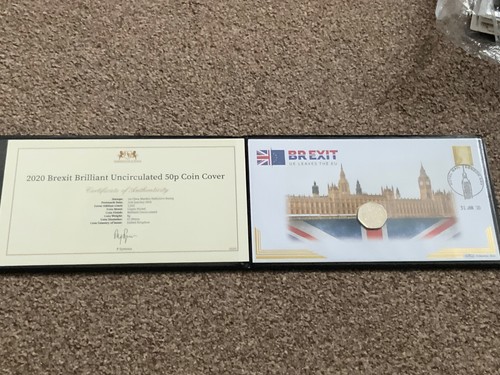 Harrington und Byrne Ersttags-Münzbrief Großbritannien verlässt die EU - Bild 3 von 3