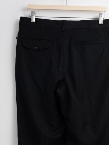 Pantalón Comme Des Garcons Homme Plus AD2010 rojo a rayas negro - Imagen 9 de 18