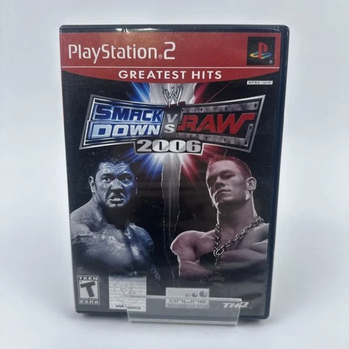 WWE Smackdown vs. Raw 2006 (Sony PlayStation 2 PS2, 2005)
