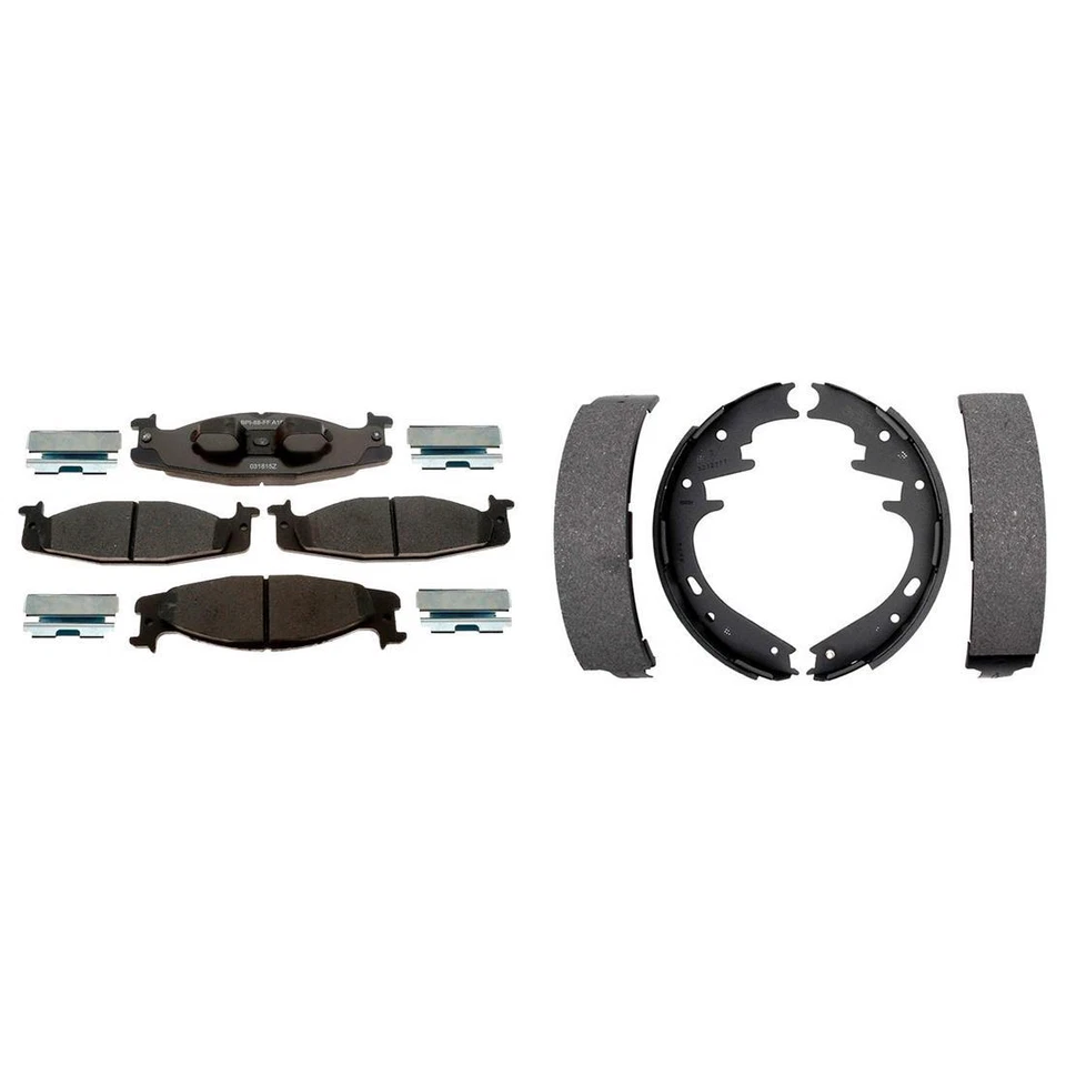 Kit pastillas freno cerámicas delanteras traseras zapatas freno para Ford E-150 Econoline 1997-2002 Foto 4 de 4