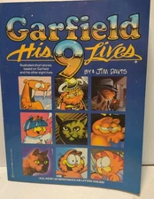 Garfield: His 9 Lives Jim Davis 1984 1st Edition Trade Paperback Vintage