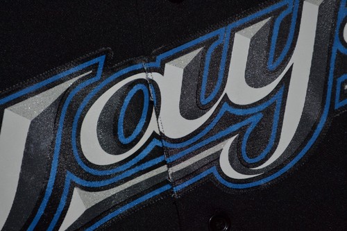 Toronto Blue Jays Vintage 9 Arencibia Jersey 00s L Black Majestic - Picture 4 of 12