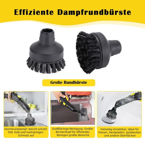 10-Teiliges Zubehörset für Dampfreiniger SC1, SC2, SC3, SC4, SC5 - Inkl. D3125 - Bild 5 von 6