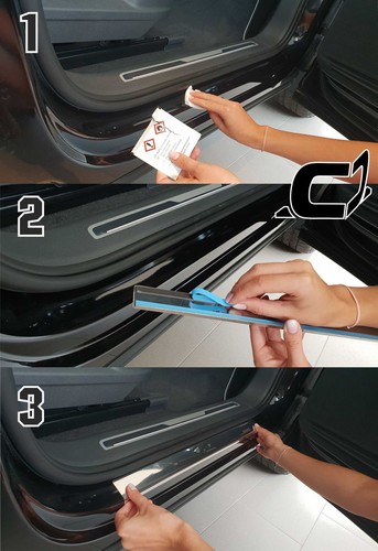 Steel Door Sill Protector for Porsche Macan I 2014- - Picture 5 of 5