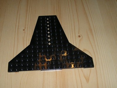 Lego Flügelplatte 16 x 14 schwarz 6219 Grundplatte Keilplatte Shuttle  (K 5