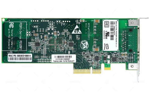 PEG2BPI-ROHS SILICOM DUAL PORT 1GB RJ-45 ETHERNET PCIE X4 BYPASS SERVER ADAPTER - Afbeelding 3 van 7