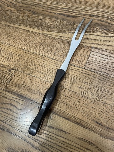 Cutco 1727 KF Classic Carving Serving Meat Turning Fork Brown Handle USA NL - Picture 4 of 5