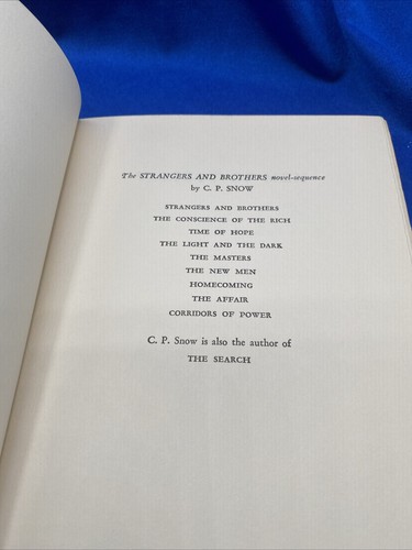Variety of Men by C. P. Snow (1967 Hardcover) vintage book - Picture 5 of 10