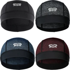 Skull Cap Helmet Liner Beanie Hat Cooling Mesh Cycling Running Hat for Men Women