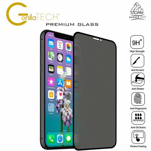 iPhone XR Privacy Glass Shock Proof Screen Protector 11D Full Coverage Anti Spy - Picture 6 of 11
