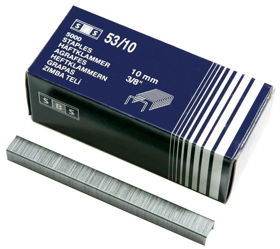 SBS® Tackerklammern Typ 53/6/8/10/12/14mm 5.000 Stk. Heftklammern - Bild 4 von 4