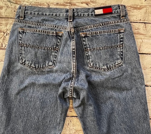 Vintage Women’s  Size 9 Tommy Hilfiger Mom Jeans Flag Patch Denim Y2K 90’s - Picture 13 of 14
