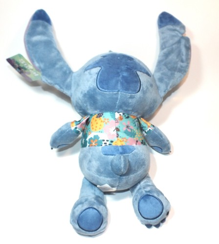 Disney Lilo & Stitch Plush Stuffed Animal Hawaiian Shirt Teal Top Flowers Doll - Picture 11 of 24