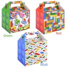 Party Food Boxes Bricks Building Blocks Themed Treat Birthday Party Candy Box