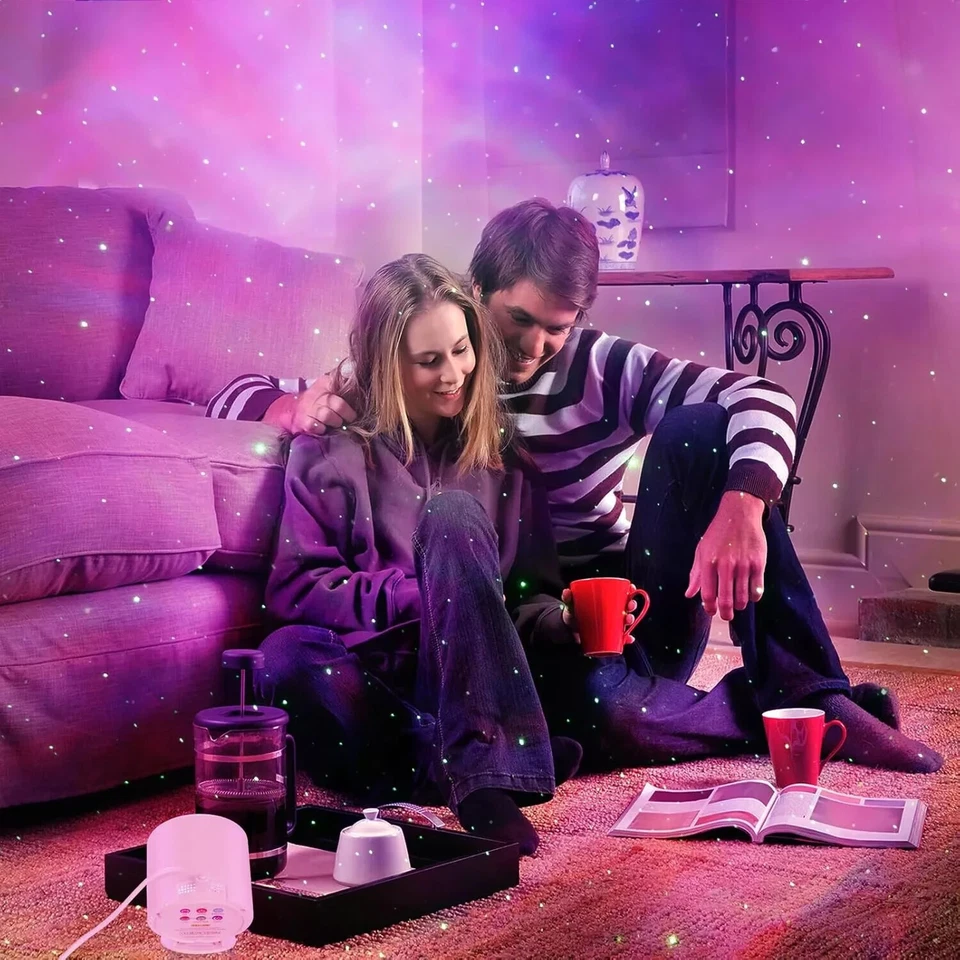 LED Sternenhimmel Projektor Sternenlicht Galaxy Projektor Fernbedienung Kinder - Bild 3 von 4