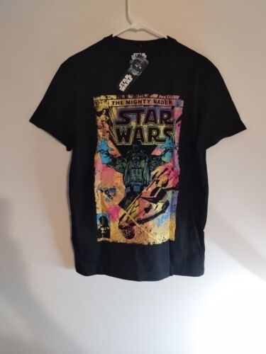 Star Wars Mens Black Graphic T Shirt - The Mighty Vader Star Wars - Size M