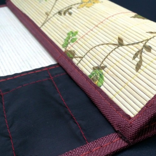 Bamboo Painting Scrub Holders Roll Up Calligraphy Chinese Pen Cases Drawing Pack - Picture 4 of 5