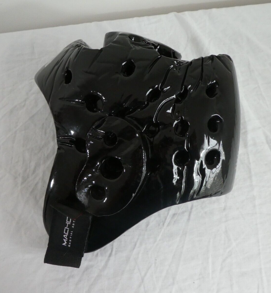 ATA Macho Martial Arts Soft Black Helmet Self Defense Protective Gear