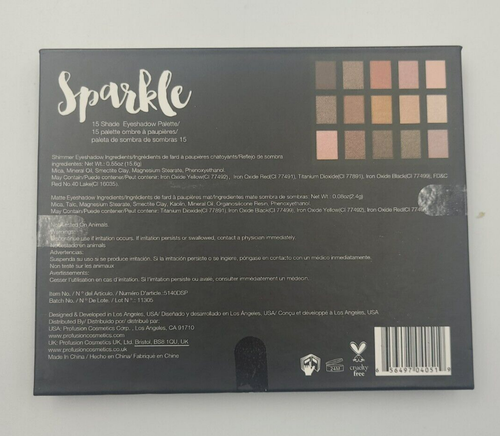 Paleta de sombras de ojos Profusion Sparkle Glitter - Imagen 3 de 4