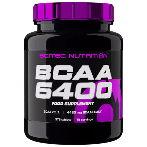 SCITEC BCAA 6400 - Essential BCAA Amino Acids Top Quality Muscle Growth Tablets - Picture 9 of 10