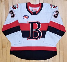 CCM QuickLite Lassi Thomson AHL Belleville Senators Game Worn Jersey 56 Ottawa