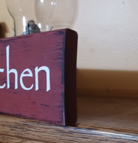 Country Kitchen Rustic Primitive Farmhouse kitchen sign Handcrafted customizable - Picture 4 of 7