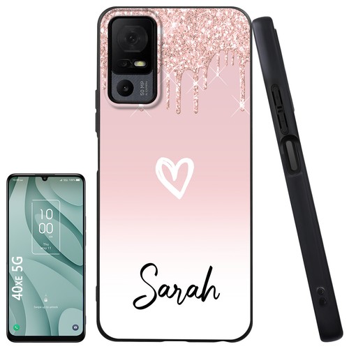 Custodia telefono nome personalizzato silicone per TCL 40 XE 30 50 XL T-Mobile 7 6 - Foto 32 di 44