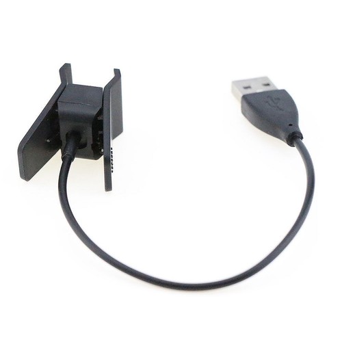 USB Charging Charger Cable Cord Clip for Fitbit Alta Watch Bracelet Wristband - Photo 5 sur 7