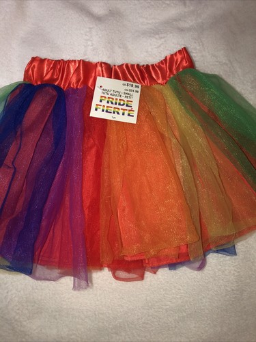 Rainbow Pride Tutu für Erwachsene Größe Small Petit neu mit Etikett - Bild 1 von 7