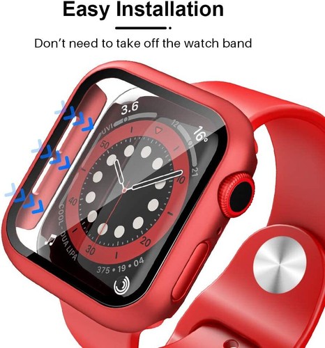 Pour Apple Watch Series 5/6/7/8/SE étui iWatch protection d'écran 38/40/41/42/44/45 - Photo 23 sur 30