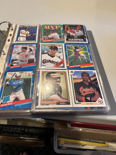 Baseball Card Binder for Trading Cards, Card Collector Album Holder w/324 Cards - Picture 5 of 11