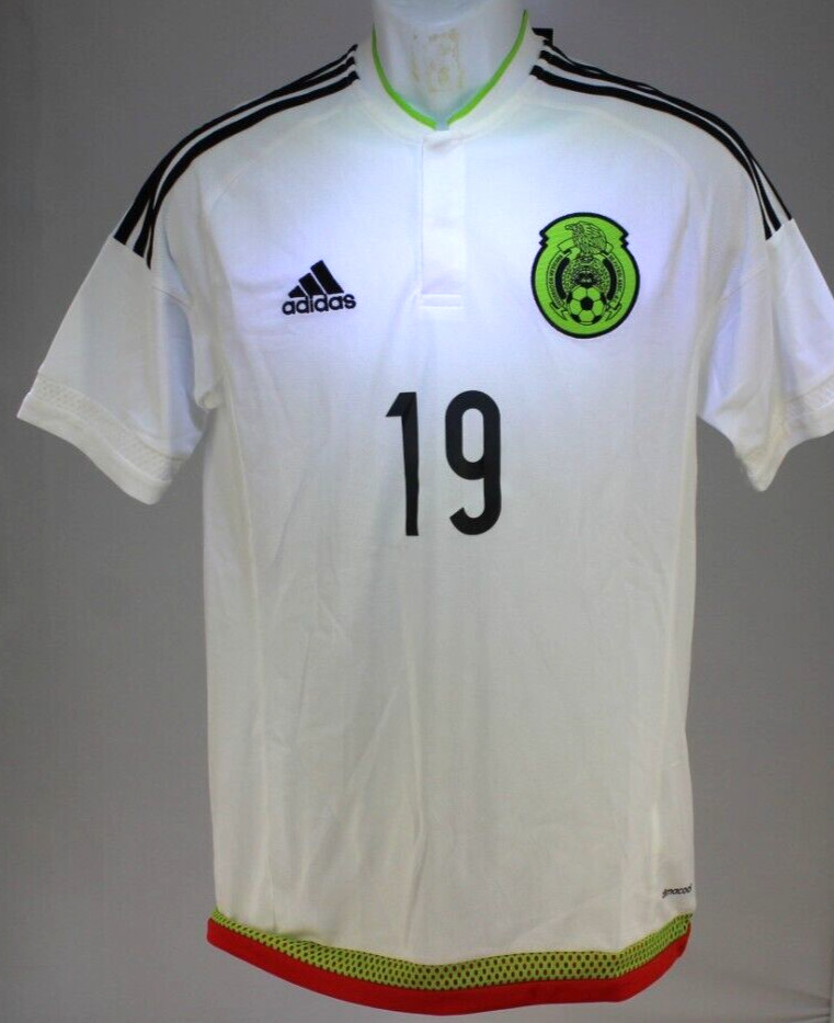 Mexico Authentic Adidas Jersey Size SMALL 2015-2016 oribe peralta #19