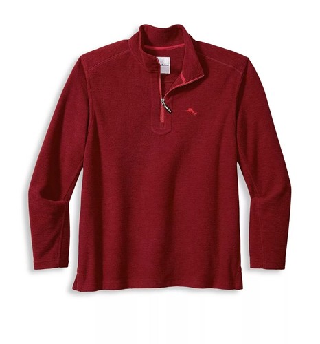 Tommy Bahama Men’s Big Tall Cloud Peak Half Zip Fleece Sweater Pullover NWT - Picture 9 of 10