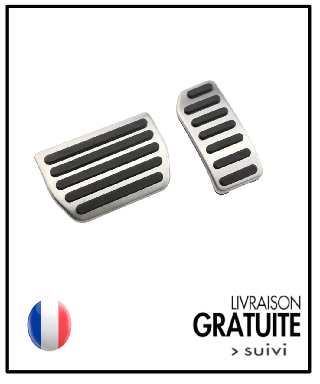 Pédalier Volvo V60 V70 S60 S80 XC60 XC70 accessoire couvre-pédale boîte auto