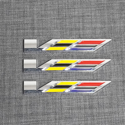 Black V Emblem 3D Metal Car Side Fender Rear Trunk Badge for Cadillac Emblem SRX XTS ATS CTS CTS EXT ATS-L Black V Emblem 3D Metal Car Side Fender Rear Trunk Badge for Cadillac Emblem SRX XTS ATS CTS CTS EXT ATS-L