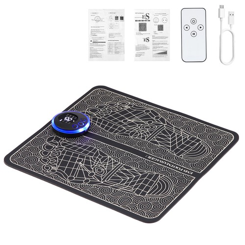 Foot Massager Mat USB Electric Pad Blood Muscle Circulation Relief Pain + Remote - Picture 9 of 15
