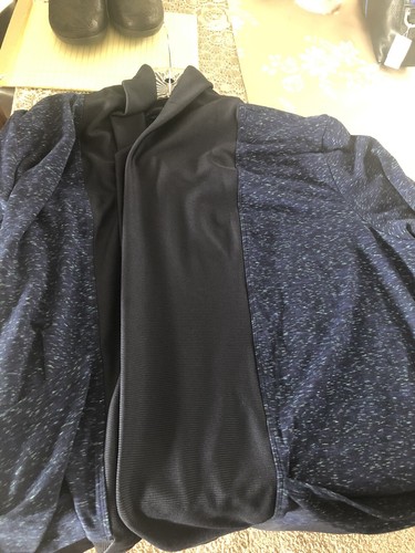 balance collection cosmic midnight/green long cardigan jacket after Yoga Xl NWT - Picture 10 of 10