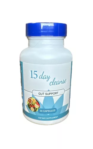 15-Day Cleanse - Gut and Colon Support | Caffeine-Free Advanced Formula |Non-GMO