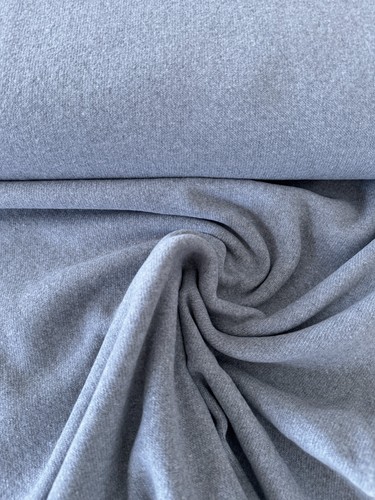 HILCO Strickstoff 175cm breit Strick Pulloverstoff Strickware GILLO hellgrau - Bild 9 von 11
