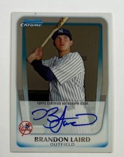 2011 Bowman Chrome #BC214 Brandon Laird Auto Card AR59