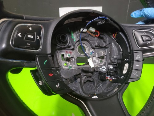 10-19 XJ XJL Black Heated Woodgrain Steering Wheel Assembly Radio Cruise OEM XJR - Bild 4 von 9