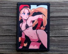 Cammy Anime Morale Patch Hook and Loop Pinup Army Sexy 2A Gear Custom