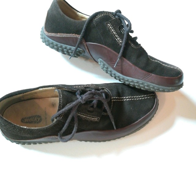 Wolky Take off 1950 Brown Leather Suede Oxford Shoes Sz EU 40 US 9 for sale  online | eBay