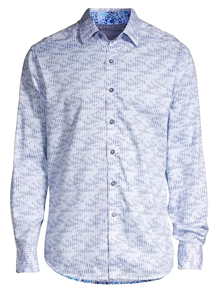 Robert Graham Striped Casual Button-Down Shirts for Men