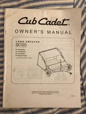 Cub Cadet Lawn Sweeper SW-15CC Owner's Manual 14 Pages