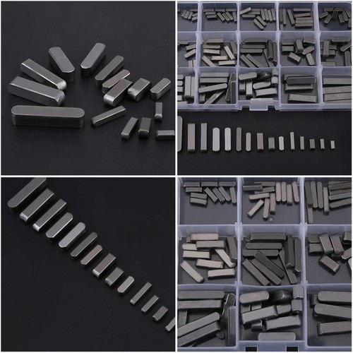 140 x Set Round Ended Feather Key Drive Shaft Parallel Keys 3mm - 6mm Kit New YX - Picture 8 of 8